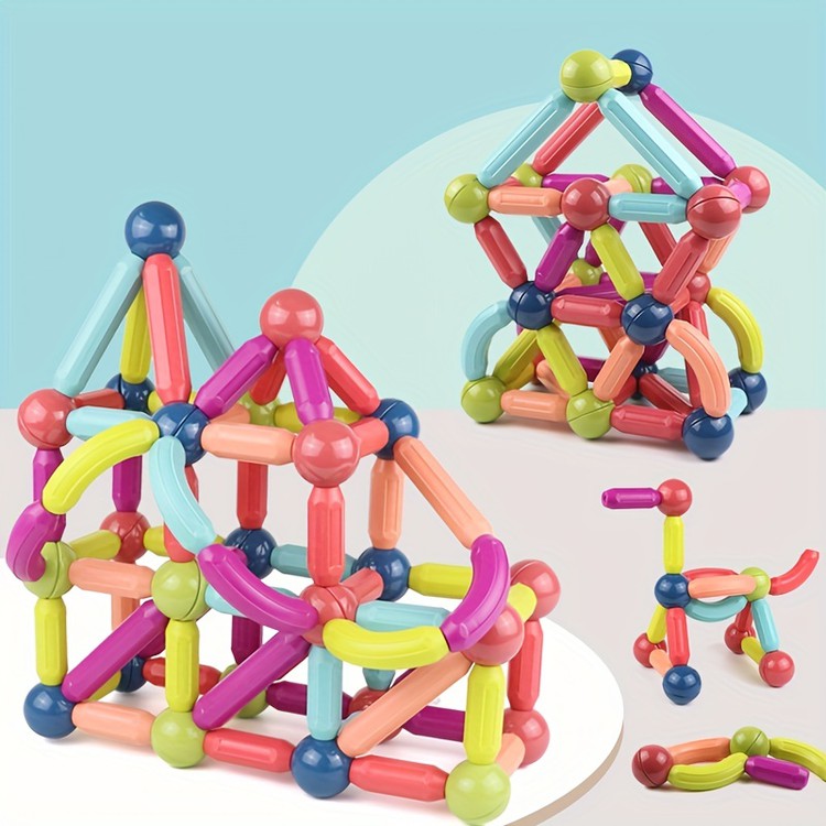 Juego de Bloques Magnéticos 64 piezas